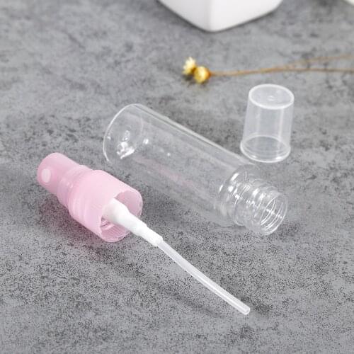 20ml Travel Transparent Plastic Perfume Atomizer Empty Spray Bottle Refillable Water Hand Wash for Travel Dispense Perfume Store