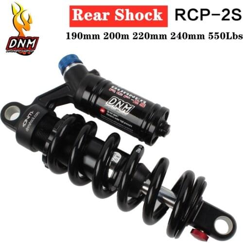 DNM RCP2S MTB Mountain Bike Rear Shock DH Alloy Pressure 190mm 200m 220mm 240mm 550Lbs Rear Suspension Spring Shock Absorber XC