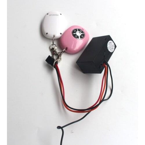 Pink Wireless Remote Control Alarm Bicycle/Electric tricycle/ New Energy Car Vibration and Displacemnt Alarm Safety Lock