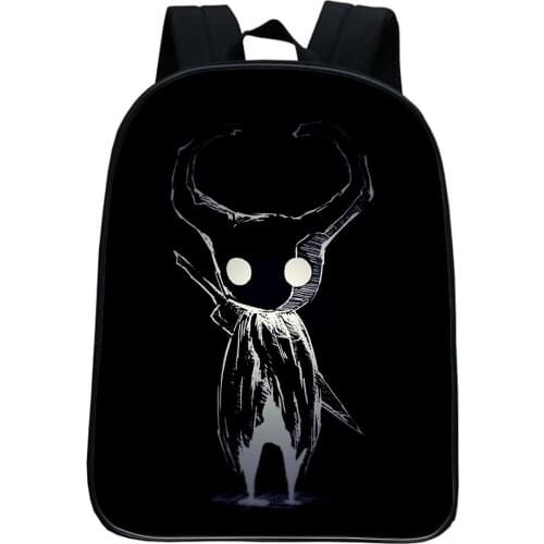 12 Inch Hollow Knight Backpack Kindergarten School Bag Children Bags Game Cosplay Bookbag Boy Girl Knapsack Mochila
