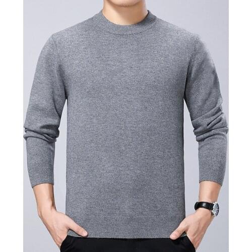 New arrival autumn fashion Casual Men Sweater Thickening Warm Computer Knitted O-neck Pullovers mens size S M L XL XXL XXXL