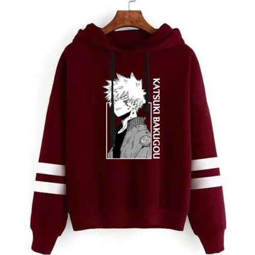 My Hero Academia Sweetshirt Mens Womens Hoodie Spring and Autumn Casual Hoodie Pullover