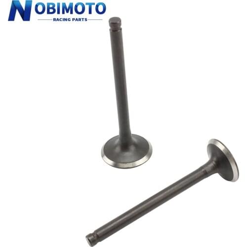 Motorcycle Intake Valve Exhaust Valves fit for Zongshen Loncin Lifan CG250 ATV Moped & Scooter PIT Bike Go Kart