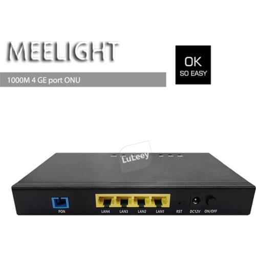 XPON 4 port ONU GPON/EPON 4GE Gigabit ONT Home Terminal Equipment Metal box compatible with Huawei ZTE H3C OLT