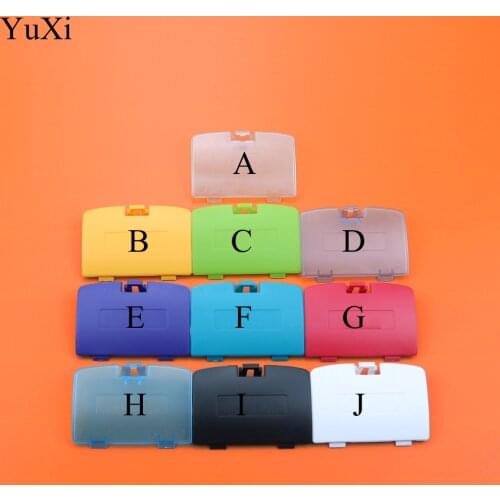 YuXi 2pcs For Nintendo Gameboy Color for GBC Battery Cover Lid Door Replacement Part For GBC Back Door Case