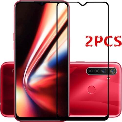 2Pcs For Realme 5S Glass Tempered Glass for OPPO Realme 5s Film Glued Hard Screen Protector Protective Glass for OPPO Realme 5s