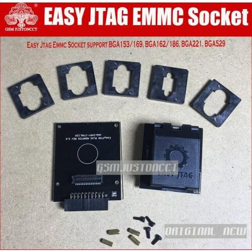 EASY JTAG PLUS BOX EMMC Socket (BGA153/169, BGA162/186, BGA221, BGA529)