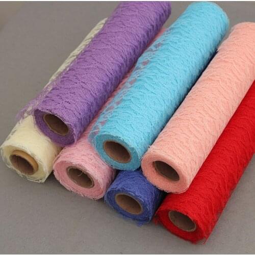 9M X 30CM Width Lace Trim Ribbon Fabric Sewing Crafts Sewing Accessories Wedding Party Hair Garments Suppies DIY