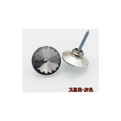 A7 20MM Crystal glass soft bag crystal button sofa bedside KTV background wall drill button decorative button DIY button