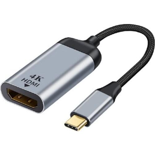 HDMI-compatible female to type-C male adapter suitable for notebook projector 4k30hz