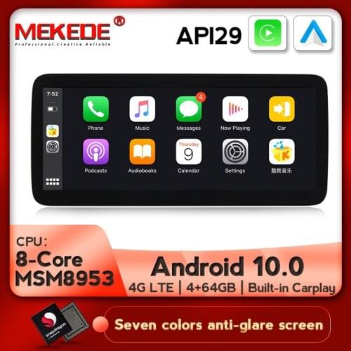 4G LTE 8core Android 10 Built-in CarPlay Car Multimedia Player Navigation for Mercedes-Benz A W176 CLA C117 GLA X156 2012-2020