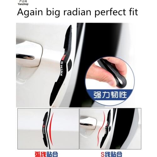 Free shipping 4pcs/lot dedicated door scuff bumper strips for NISSAN BLUEBIRD/SUNNY/Pathfinder/TEANA/TIIDA/Sylphy/X-TRAIL