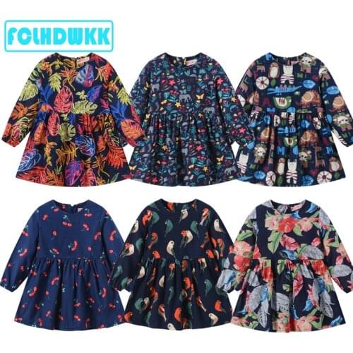 2019 Spring Autumn Kids Dresses For Girls Long Sleeve Party Dresses Children Costume For Toddler Girls Princess Dress vestidos