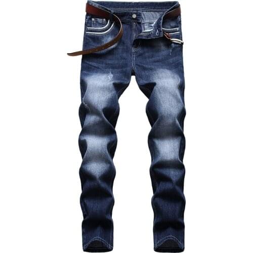 Denim Designer Blue Jeans High Quality For Men Size 28-38 40 42 2021 Autumn Spring