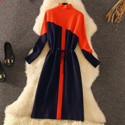 Elvvqp Fashionable Knitted Dresses