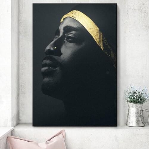 West Coast Fashion Hip Hop Tupac Music Posters And Prints Canvas Painting Wall Art 2pac Pictures For Home Decoration