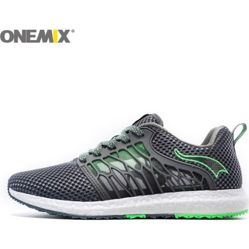 Onemix brand summer mens running shoes non-slip retro sports shoes Mesh Soft Slip On Outdoor Jogging Walking Tennis Shoes