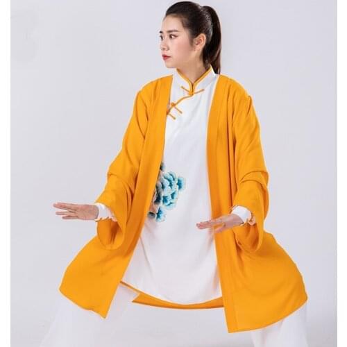 2020 New Tai Chi Uniform Martail Arts Uniform Clothes Chinese Warrior Costume Kung Fu Outfit Tai Ji Exercise Casual Suit TA2034