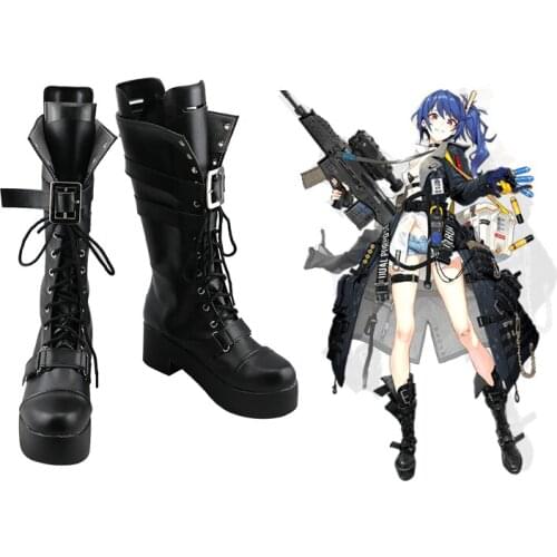Game Girls' Frontline Cosplay Shoes Boots K11 Cosplay Shoes Halloween Party Daily Leisure Shoes Anime Cosplay Shoes
