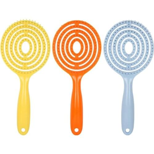 Vented Hair Brush Comb Anti-Static Scalp Massage Wet Dry Hairs Combs Hairdressing Styling Tools for Salon Home Use