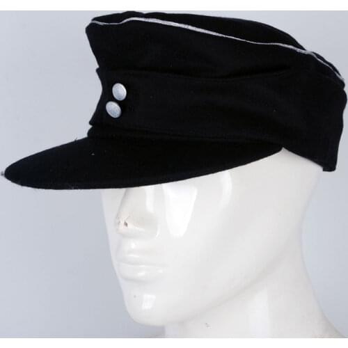 WWII WW2 GERMAN WH ELITE OFFICER PANZER WOOL FIELD CAP Reproduction IN SIZES Military Store