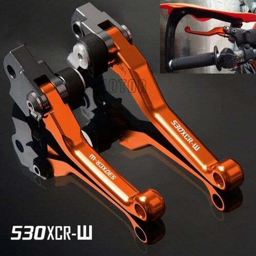 For 530XCR-W 2008-2011 2009 2010 530 XCR-W XCRW XCR W CNC Motorcycle Motor Dirt Pit Bike Motocross Pivot Brake Clutch Levers