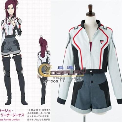 2019 The Super Dimension Fortress Macross delta Mirage Farina Jenius Uniform suit Halloween costume for woman A