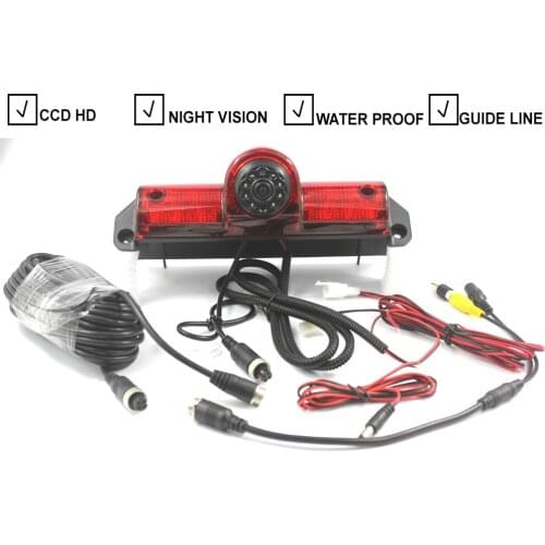 LED Car Brake Light Reverse Rear View Camera For CHEVROLET CHEVY Express GMC Savana Cargo Van Parking backup Camera 8pcs IR Ligh