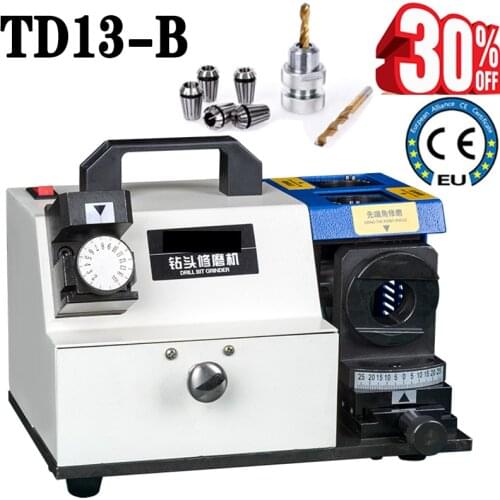 TD13-B Drill Grinding Machine Drill Bit Sharpener Standard Equipped With CBN Diamond Wheel Grinding HSS High Speed Steel Drill