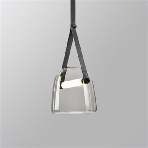 Nordic led stone hanging lamp pendant lights lustre pendente kitchen dining bar hang kitchen chandeliers bedroom