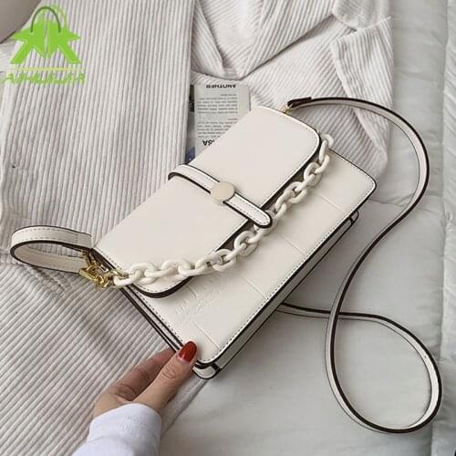 Wild Messenger Shoulder Bags Female Fashion Chains Womens Handbags 2021 The New Casual Crossbody Bag Ladies Totes