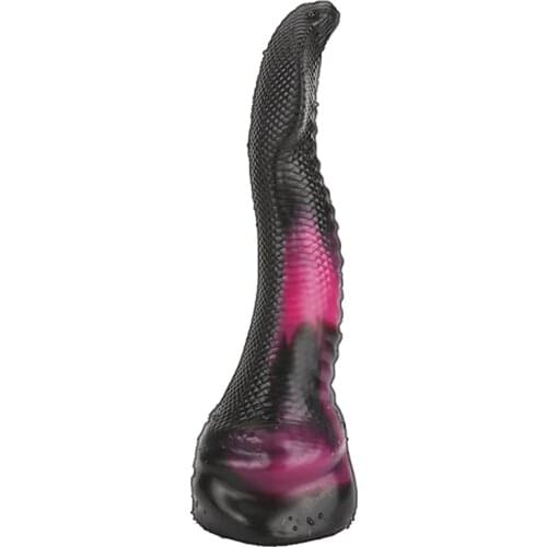 Female Masturbation Device Snake Animal Penis Silicone Female Anal Anal Insertion Soft Dildo Female Masturbation Device