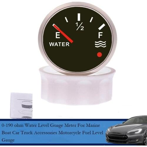 0-190 ohm Water Level Guage Meter For Marine Boat Car Truck Accessories Motorcycle Fuel Level Gauge