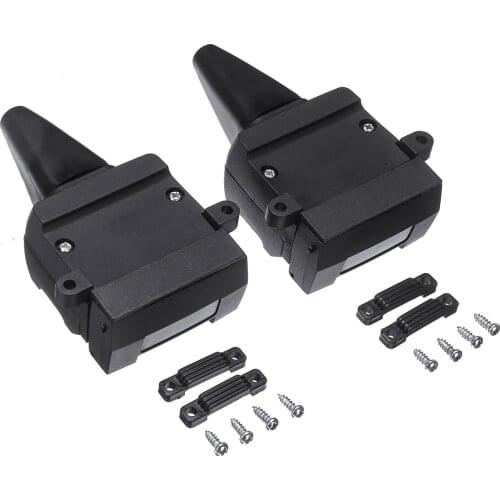 1pair 12 Pin Auto Flat Trailer Socket Plug Set Connector Female Male Boat Caravan Camper Trailer Connector Adapter Socket Plug