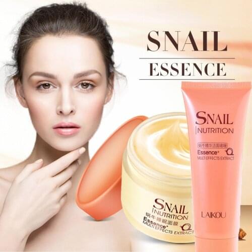 Hot 100g Snail Facial Cleanser Anti Aging Natural Organic Gel Daily Face Wash Exfoliating Gel Deep Pore Cleansing Skin Care