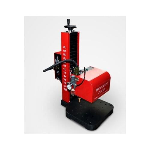300x200mmBench pneumatic rotary dot peen marking machine for round surface marking 220V micro percussion marking High quality NE
