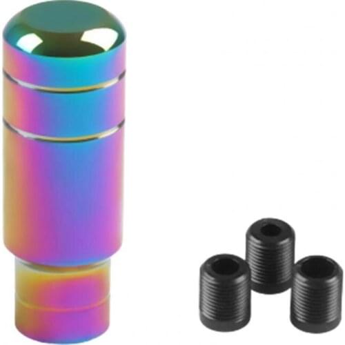 9cm Aluminum Burnt Blue Universal Gear Shift Knob Head Interior Decor Car Accessories