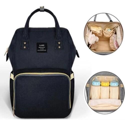 LAND Large Capacity Diaper Bag Mommy Maternity Baby Nappy Bag Nursing Bag Multifunctional Backpack Baby Care For New Parent