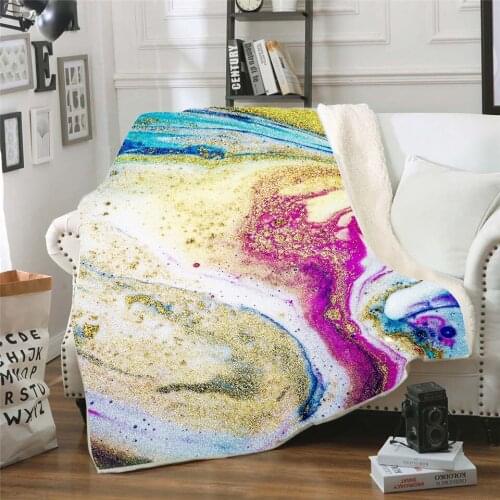 Quicksand 3d printed fleece blanket for Beds Hiking Picnic Thick Quilt Fashionable Bedspread Sherpa Throw Blanket 03