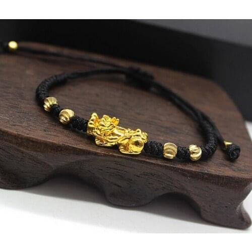 Brave Troops Lucky Red Rope Bracelet Adjustable Braided Bracelet Jewelry Gifts R7RF