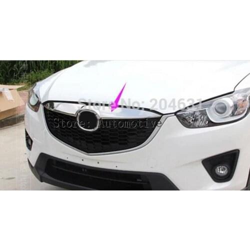 Chrome front Racing Grill cover trim For 2012 2013 2013 2014 2015 for Mazda CX-5