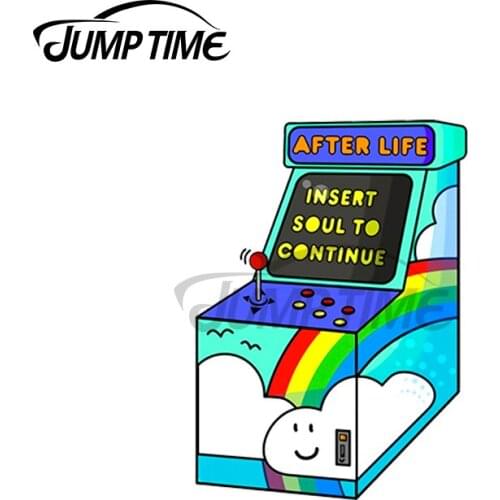 JumpTime 13 x 6cm AFTER LIFE its not a game Vinyl Car Stickers Custom Printing Waterproof Decal Window Trunk VAN SUV Decoration