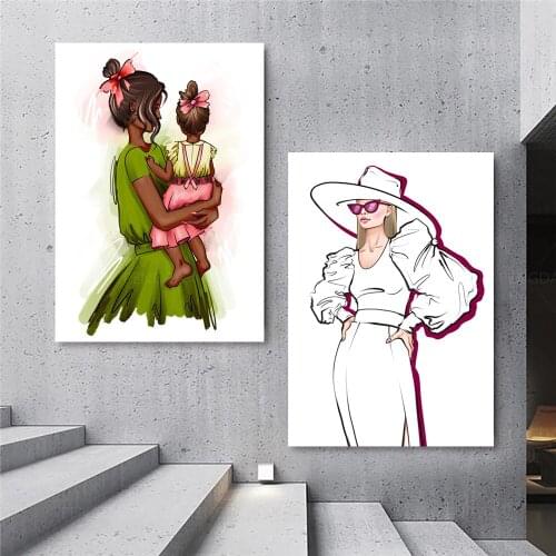 HD Print Painting Mother Model Home Decor Canvas Poster Anime Japan Modular Cute Cool Pictures Modern Living Room Frame Wall Art
