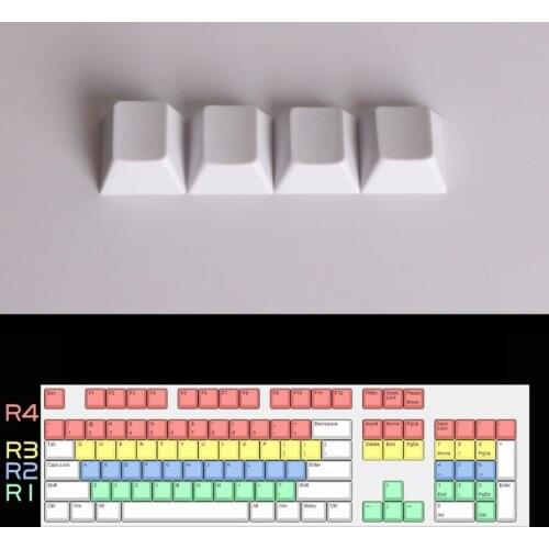 DIY PBT Keyboard Keycaps R1 R2 R3 R4 Profile Keycaps For Cherry Mx Switch Mechanical Keyboard Keycaps