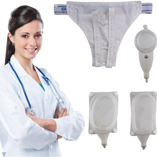 Hot Urine Bag Reusable Male Urinal Bag Silicone Urine Funnel Pee Holder Collector with Catheter for Old Men