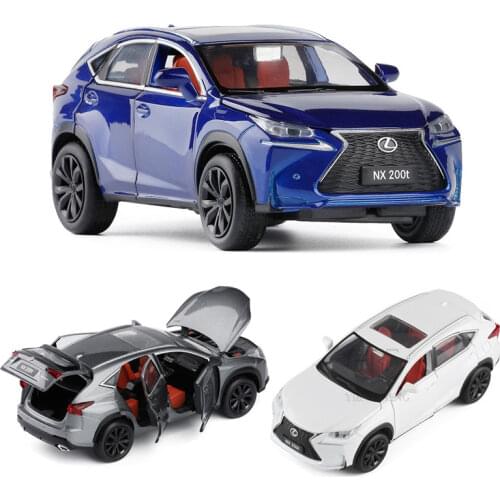 NX200t Car Model Alloy Toy Car Diecast 1/32 Model Car Kids Birthday Christmas Gifts Metal SUV Model Pull Back Cars Free Shipping