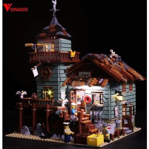 Led Light Set Compatible For Lego 21310 Building Blocks Creator City Street 16050 Old Fishing Store Toys(light with Battery box)