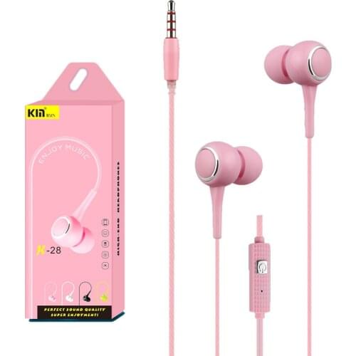 Cheap Headphones 3.5mm In-ear Wired Earphones With Micfor Earbuds Earphone Portable Wire-controlled Drop Ship For Phone Mp3 Mp4