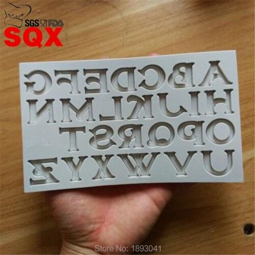 New Arrivals English Letter Silicone Mold, Cake Decorative Tool, Kitchen Accessories SQ1722