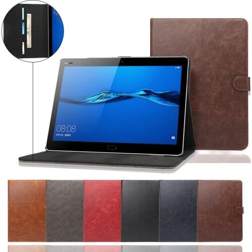 Luxury Case for Huawei Mediapad M6 10.8 PRO SCM-W09 SCM-AL09 2019 Cover Funda Tablet stand M6 10.8" PU Leather Stand Shell Capa